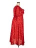 Unbranded 100% Polyester Red Casual Dress Size 2X - photo 4