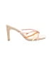 D Design Color Block Ivory Sandals Size 7 1/2 - photo 1