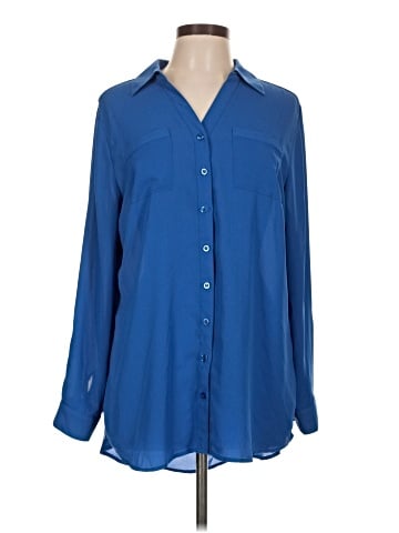 Christopher & Banks Long Sleeve Blouse (view 1)