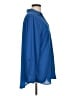Christopher & Banks 100% Polyester Blue Long Sleeve Blouse Size L - photo 4
