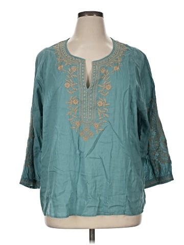 J.Jill 3/4 Sleeve Blouse (view 1)