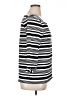 Talbots 100% Cotton Stripes Black 3/4 Sleeve Top Size XL - photo 4