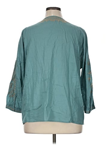 J.Jill 3/4 Sleeve Blouse (view 2)
