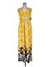 Chaps Yellow Casual Dress Size XL - photo 1