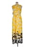Chaps Yellow Casual Dress Size XL - photo 2