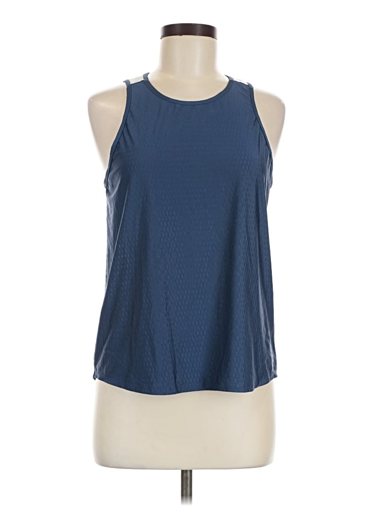 Pre-owned Lucky In Love Active Tank Top In Blue
