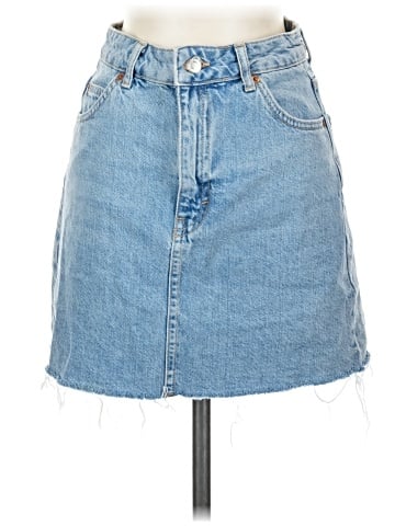 Topshop Denim Skirt (view 1)