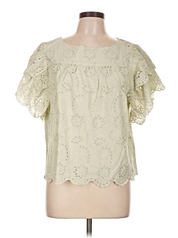 7 For All Mankind Short Sleeve Blouse (view 1)