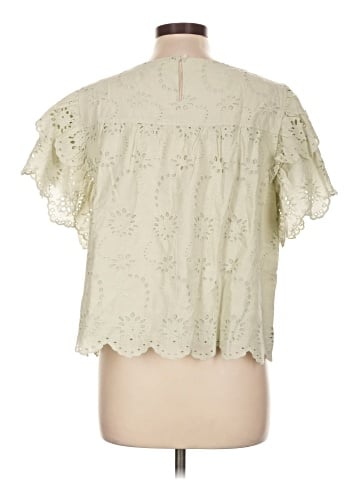 7 For All Mankind Short Sleeve Blouse (view 2)