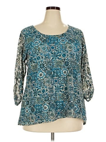 Kim Rogers 3/4 Sleeve Blouse (view 1)