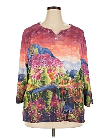 Alfred Dunner 3/4 Sleeve Blouse (view 1)