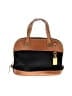 Dooney & Bourke Color Block Brown Leather Satchel One size - photo 1