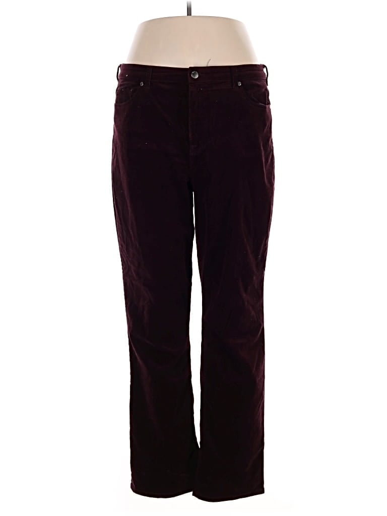 Pre-owned Well Worn Casual Pants In Burgundy