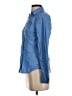 Express Blue Long Sleeve Button-Down Shirt Size XS - photo 5