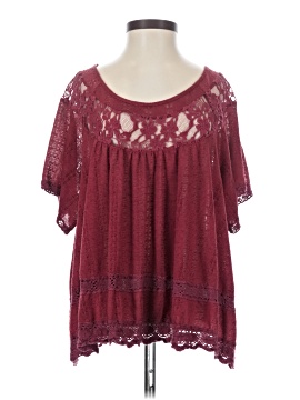 Free People Short Sleeve Blouse