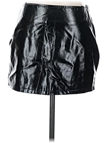 Tiger Mist Faux Leather Skirt (view 1)