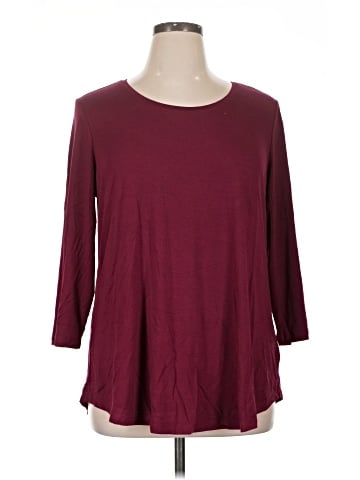 JM Collection 3/4 Sleeve T-Shirt (view 1)