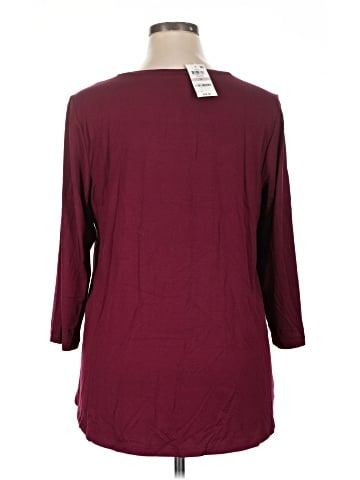 JM Collection 3/4 Sleeve T-Shirt (view 2)