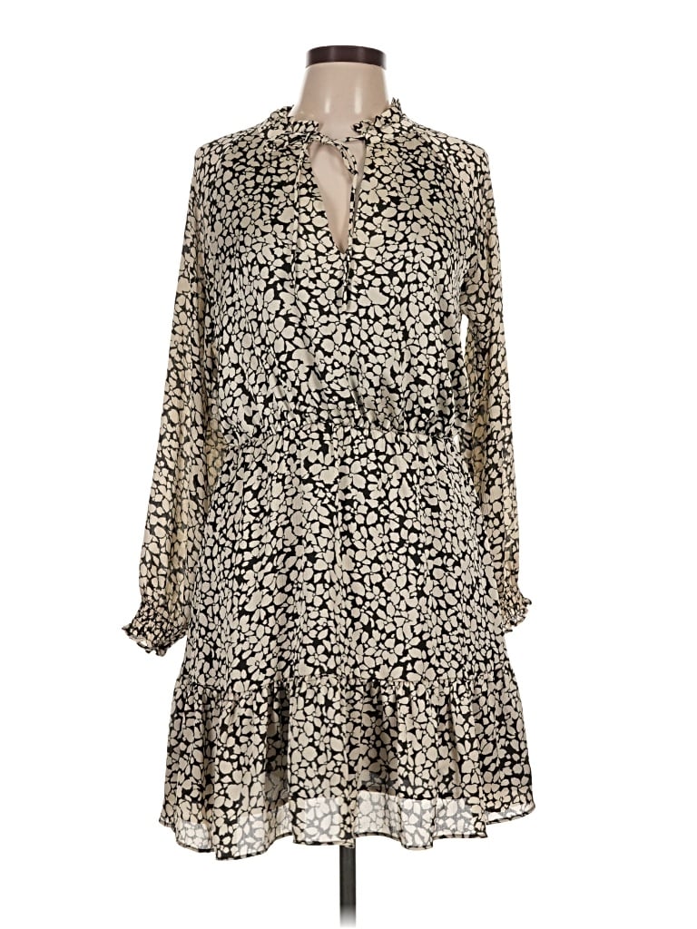 Pre-owned Mng Casual Dress In Tan