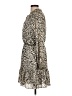 MNG 100% Polyester Animal Print Tan Casual Dress Size L - photo 5
