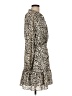 MNG 100% Polyester Animal Print Tan Casual Dress Size L - photo 4