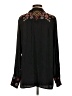 Johnny Was 100% Polyester Floral Black Long Sleeve Blouse Size XS - photo 2