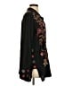 Johnny Was 100% Polyester Floral Black Long Sleeve Blouse Size XS - photo 4