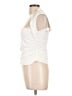 Zara 100% Polyester Ivory Sleeveless Blouse Size L - photo 5