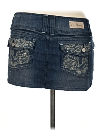 Almost Famous Denim Skirt (view 2)