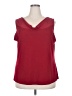 DressBarn Burgundy Sleeveless Top Size 2X - photo 1