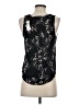 Banana Republic 100% Polyester Black Sleeveless Top Size XXS - photo 2