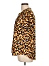 Notations Animal Print Gold Short Sleeve Blouse Size L - photo 5