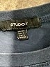 Studio F Blue Short Sleeve Top Size XXS - photo 8