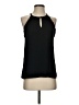 Naked Zebra 100% Polyester Black Sleeveless Blouse Size S - photo 1