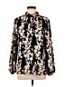 Tres Jolie 100% Polyester Black Long Sleeve Blouse Size S - photo 1