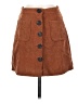 Unbranded 100% Polyester Brown Casual Skirt Size S - photo 1