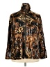 Ruby Rd. Animal Print Gold Windbreaker Size 20 - photo 1
