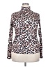 Unbranded Animal Print Brown Long Sleeve Top Size XXL - photo 1