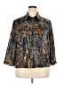 Ruby Rd. Animal Print Gold Jacket Size 20 - photo 1