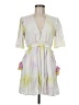 Saylor 100% Viscose Tie-dye White Cocktail Dress Size M - photo 1