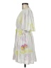 Saylor 100% Viscose Tie-dye White Cocktail Dress Size M - photo 5