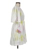 Saylor 100% Viscose Tie-dye White Cocktail Dress Size M - photo 4