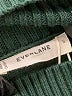 Everlane 100% Cotton Solid Green Turtleneck Sweater Size S - photo 7