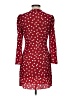 Intermix Polka Dots Red Burgundy Casual Dress Size 2 - photo 2