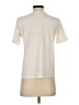 Kule 100% Cotton Solid Ivory Short Sleeve Turtleneck Size S - photo 2