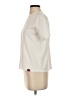 Kule 100% Cotton Solid Ivory Short Sleeve Turtleneck Size S - photo 5
