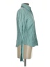 Ann Taylor LOFT Teal Long Sleeve Button-Down Shirt Size 4 - photo 4