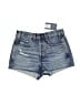 Universal Thread Blue Denim Shorts Size 4 - photo 1