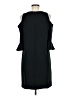 Ann Taylor 100% Polyester Solid Black Cocktail Dress Size 6 - photo 2
