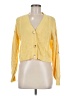 Shein 100% Acrylic Yellow Cardigan Size 6 - photo 1